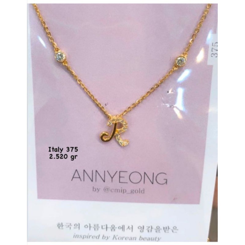 kalung emas 375