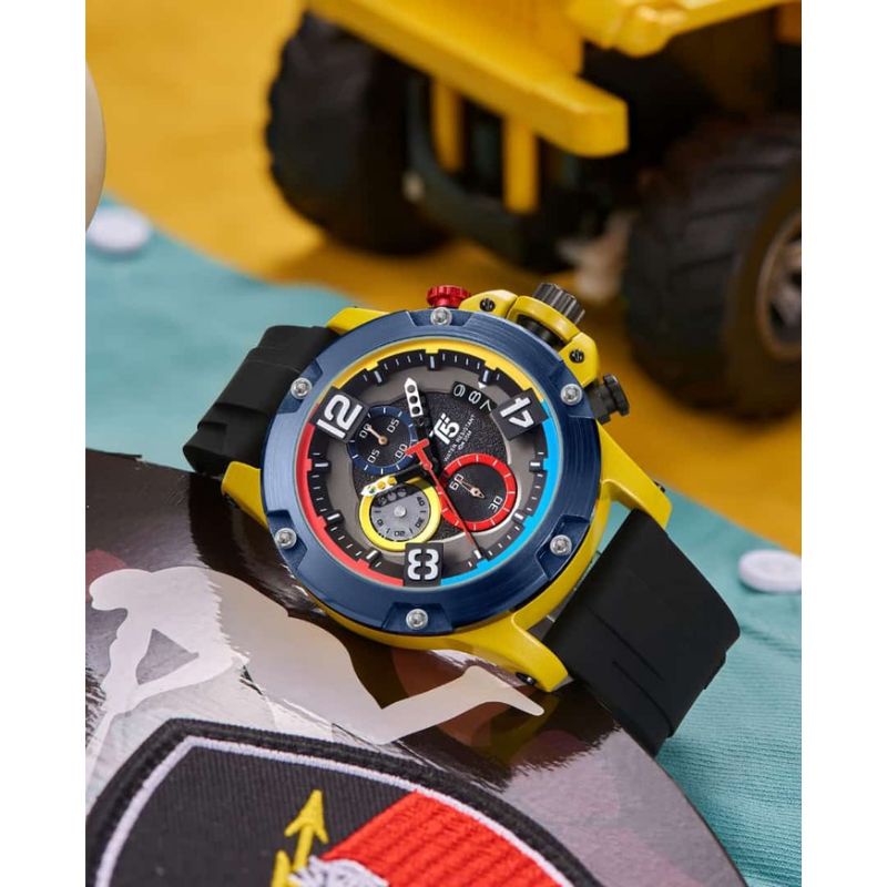 T5H3885G CHRONOGRAPH TANGGAL AKTIF INCLUDE BOX DAN PAPER BAG