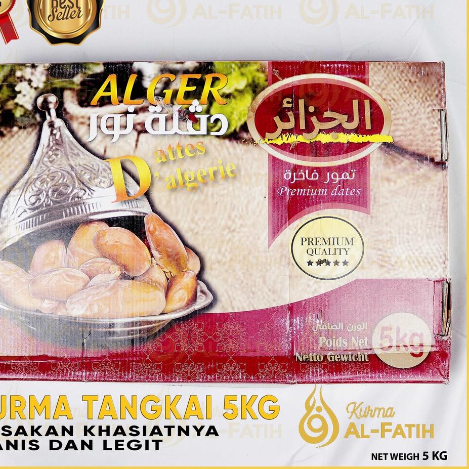 

Kirim Langsung ✱ Kurma Tangkai 5KG-1DUS TUNIS TUNISIA TANGKAI Premium Deglet Nour Super Fresh Oleh Oleh Haji Umroh^