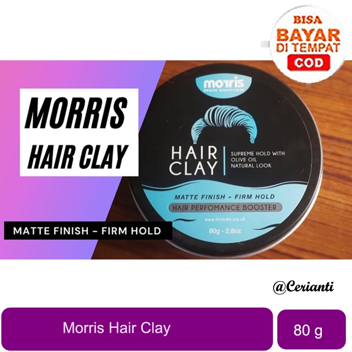 Morris Hair Clay Matte Finish - Firm Hold 80gr_Cerianti