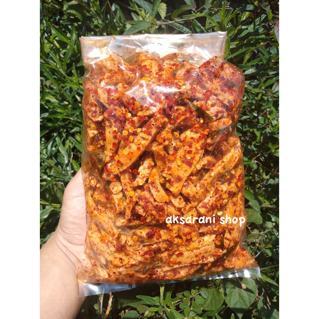 

basreng daun jeruk pedas isi 500 gram / baso goreng / basreng pedas / basreng