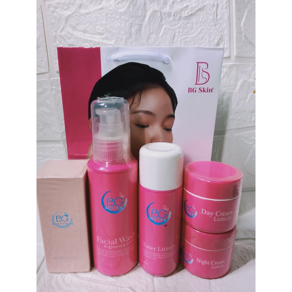 BG SKIN LUXURY WHITENING PAKET + LIFTING SERUM / PAKET BEAUTY GLOW WHITENING + LIFTING SERUM BEAUTY 