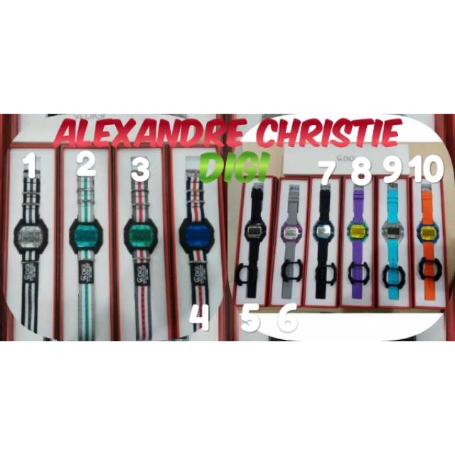 BARU....ALEXANDRE CHRISTIE ORIGINAL DIGI DIGITAL AC 9224