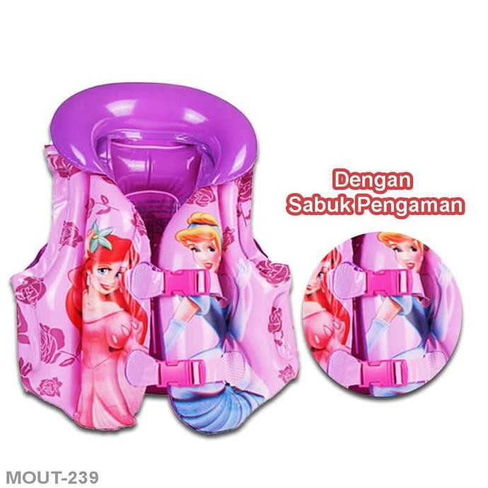 SWIM VEST 19 Rompi Pelampung air tiup anak pengaman renang alat berenang jaket anak-anak karakter kartun lucu cewek cowok