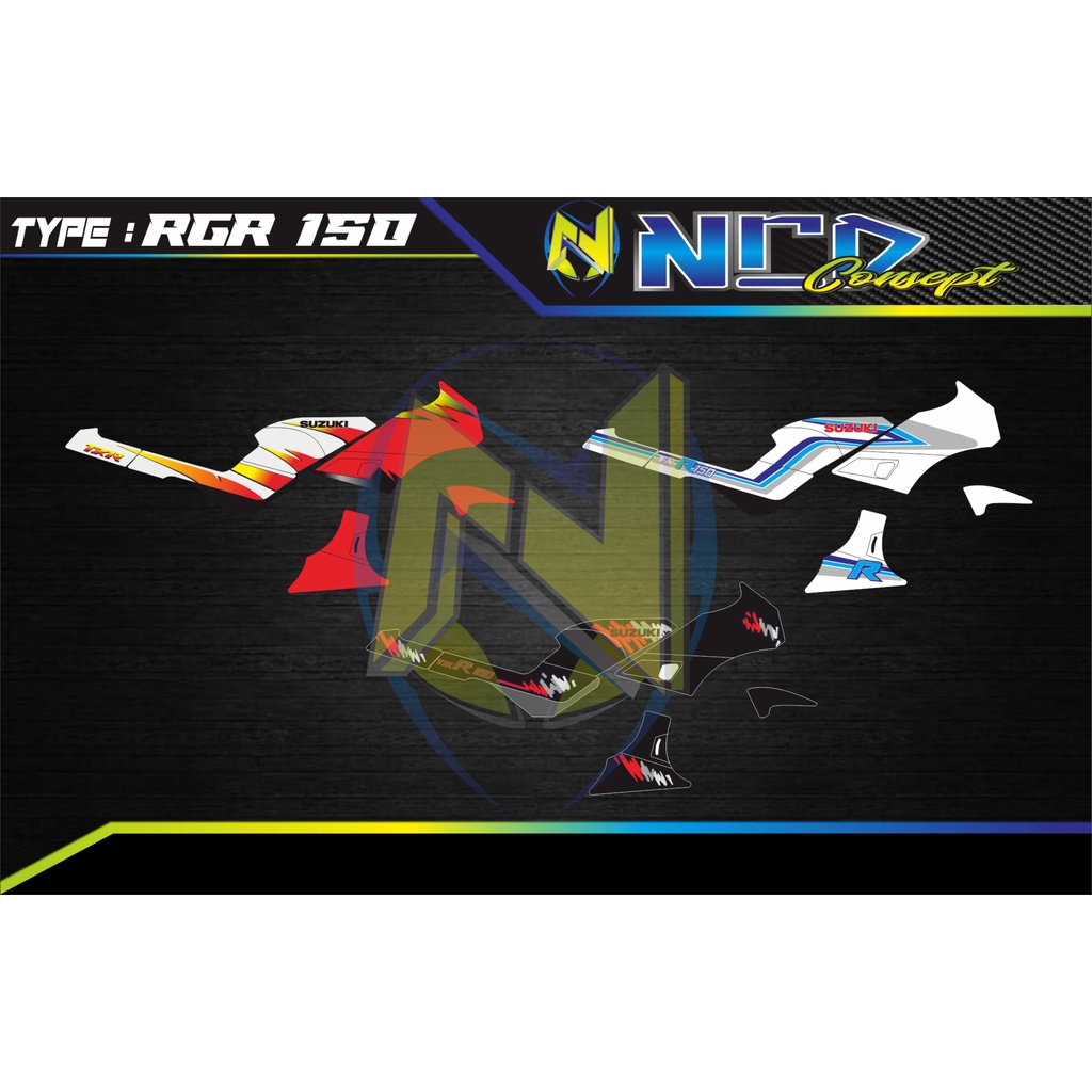 STICKER SRIPING SUZUKI TXR / RGR 150 MALAYSIA
