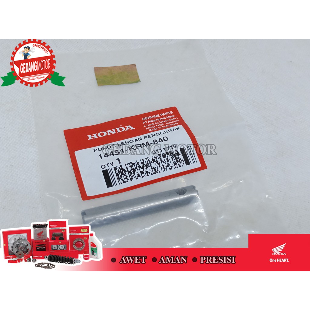 PEN TEMPLAR AS PELATUK HONDA MEGAPRO 2010 ORIGINAL ( 14451-KRM-840 )