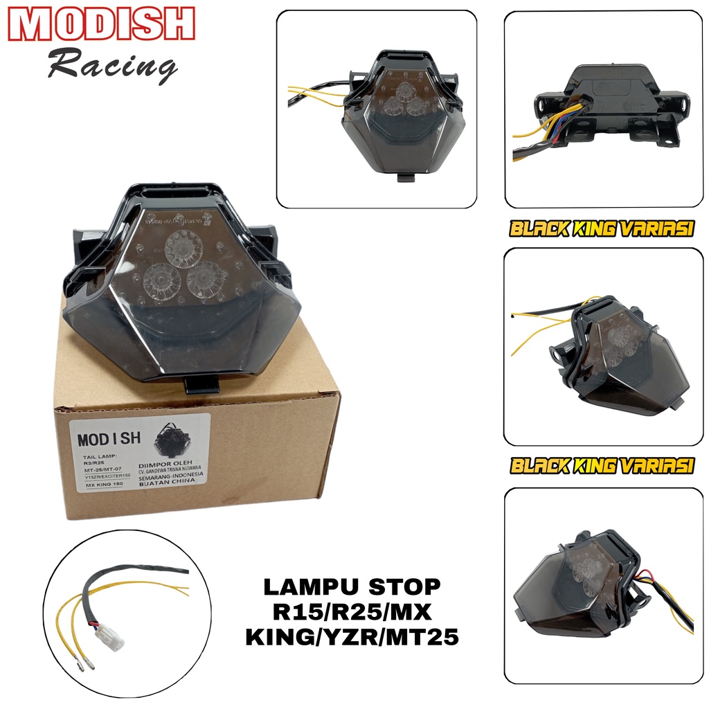 Stoplamp Belakang R25 LED 3 In1 Lampu Stop Mx King MT25 R25 Y15ZR