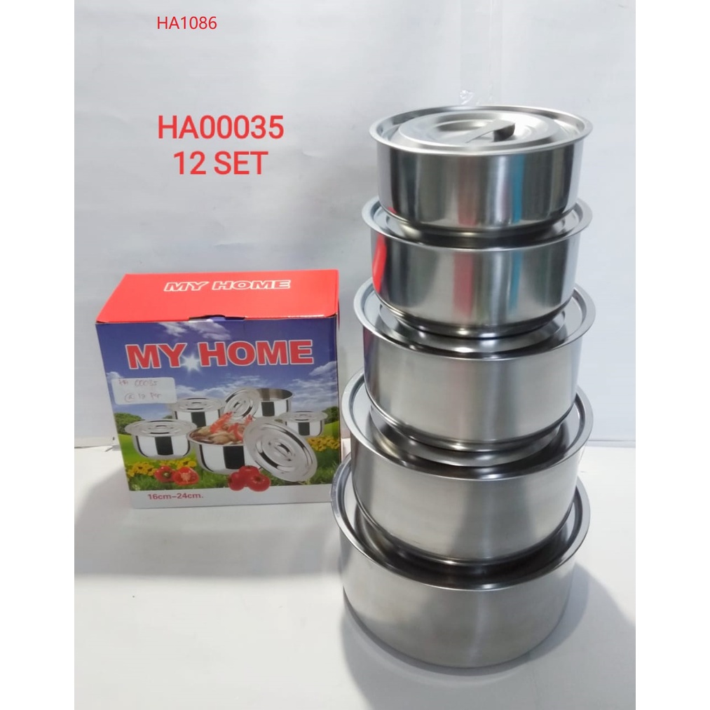 Panci India / Stockpot Set Merk MY HOME Stock Pot