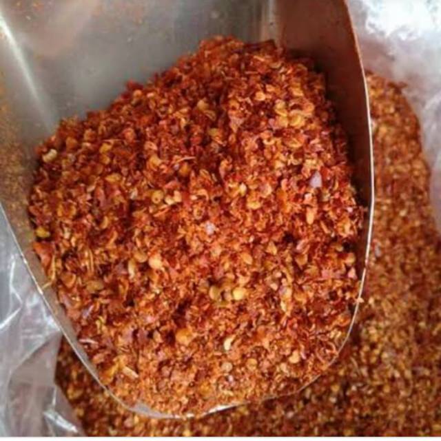 

BUBUK CABE GILING KASAR BUBUK CABE BASO ACI/CUANKI LIDAH/SEBLAK bubuk cabe murah surabaya