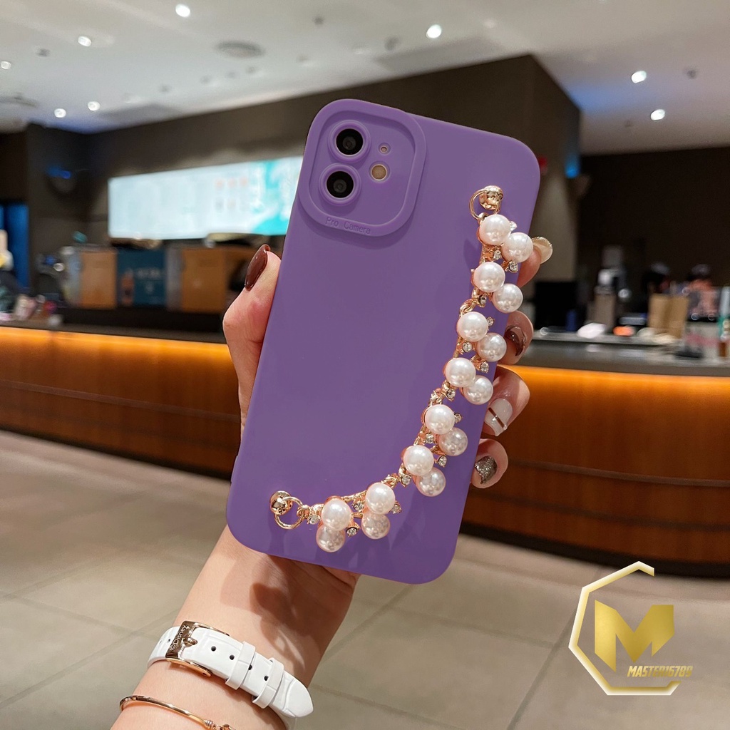 SOFTCASE SILIKON PROCAMERA RANTAI MUTIARA XIAOMI REDMI NOTE 8 9 10 MA3227