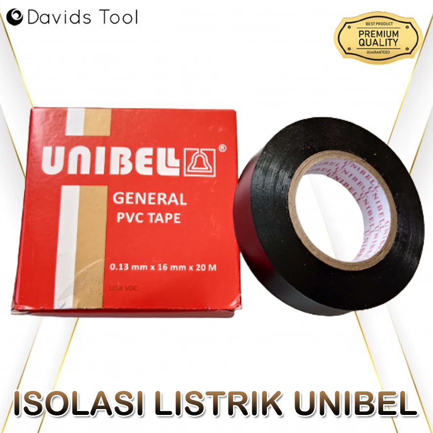 Unibell Isolasi Listrik Hitam Kabel Electrical Tape