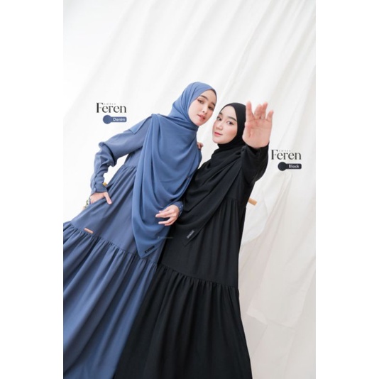(READY FREE GIFT) FEREN SERIES by Shaliha looks | gamis basic | basic dress | simple look