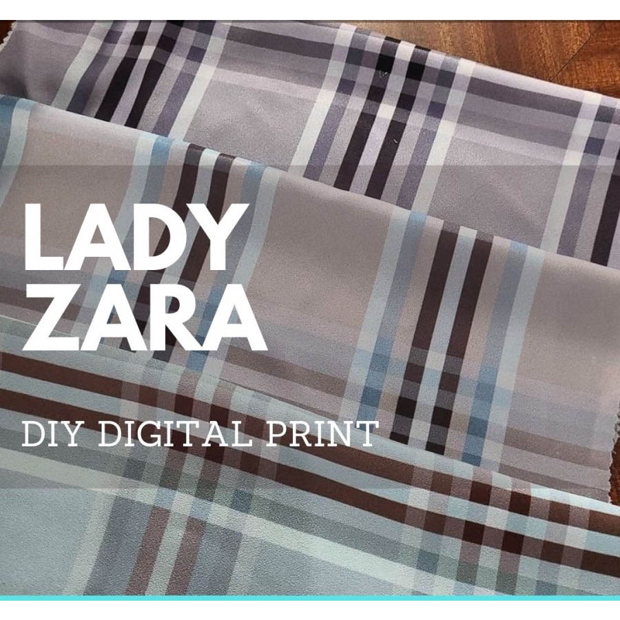 Lady Zara Digital Print Jasa dan Kain