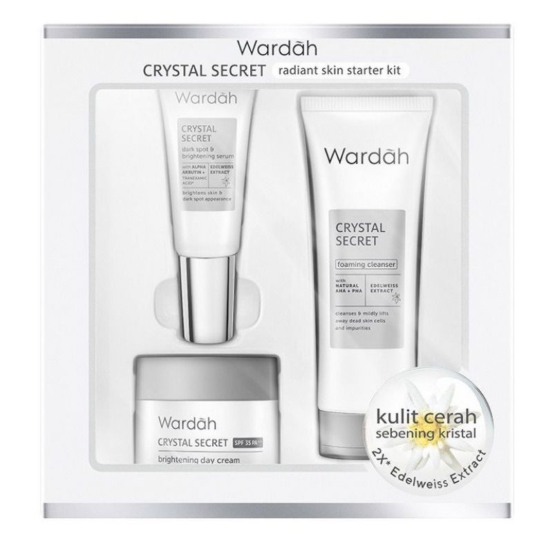 Wardah Crystal Secret Starter Kit (paket)