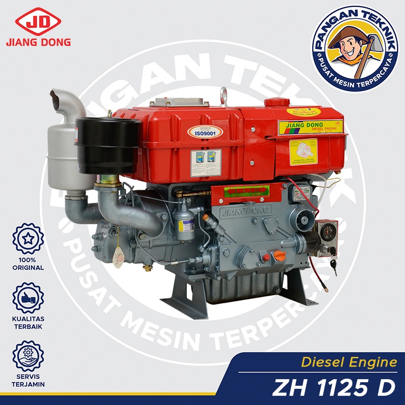 MESIN DIESEL JIANG DONG | ZH 1125 | MESIN DIESEL 28 PK