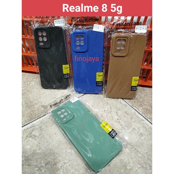 Softcase Realme 8 5G Silikon Casing Selicon Case Macaron Pro Camera