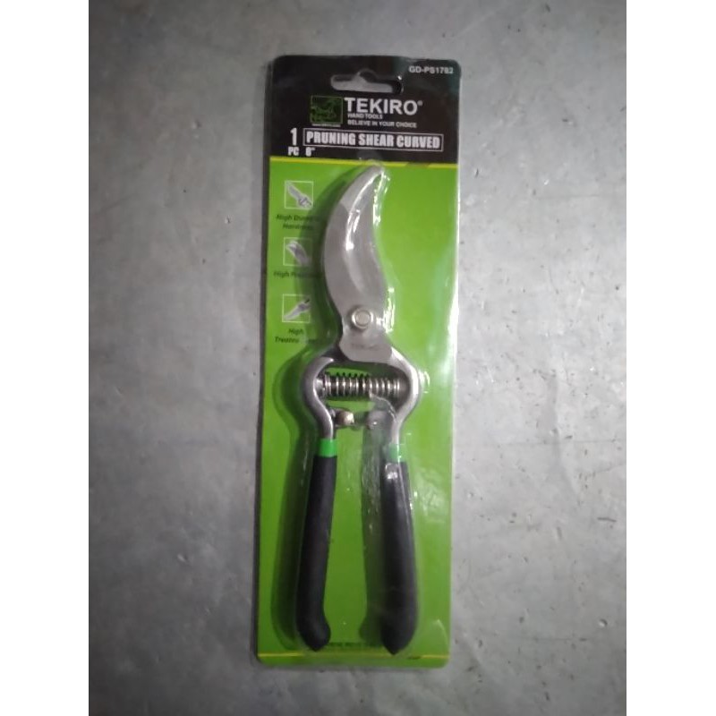 TEKIRO gunting dahan BENGKOK 8inch pruning shear curved ORIGINAL