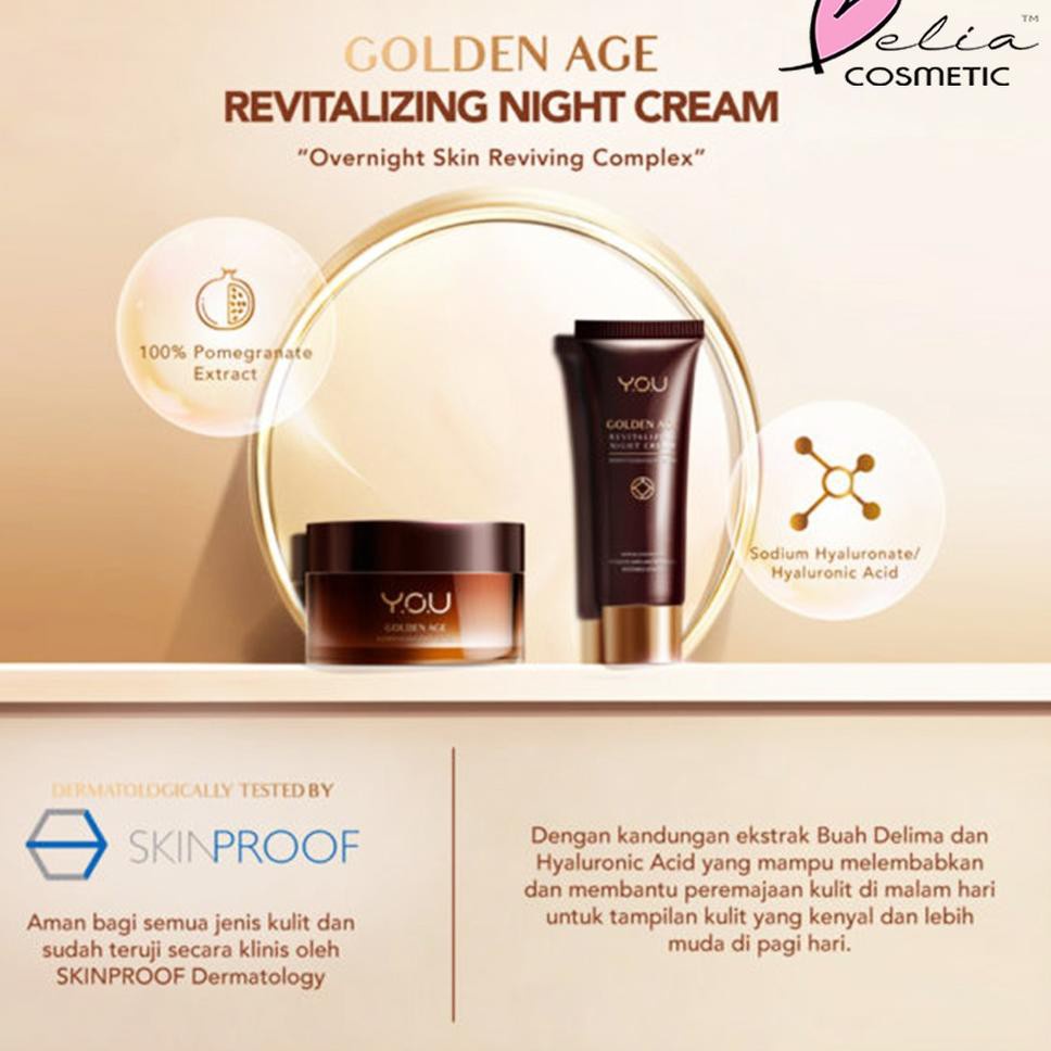 GOLDEN AGE SERIES BY Y.O.U / Skin Care Essence Facial Wash Eye Day Night Cream Serum Makeups
