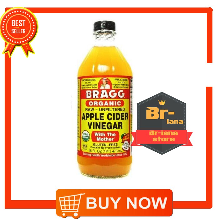 

Bragg Organic Apple Cider Vinegar 473ml 473 ml - cuka apel minuman jamu kesehatan vitamin