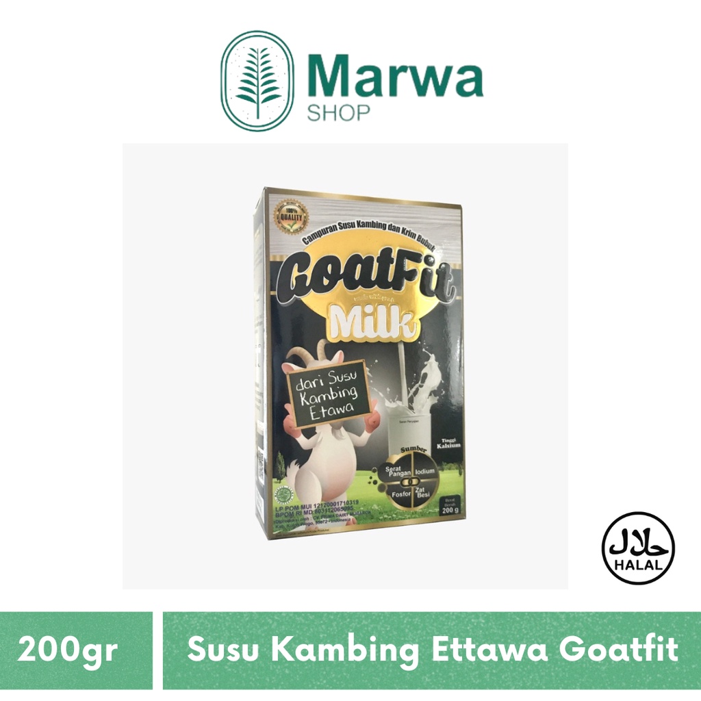 

SUSU KAMBING ETA BUBUK GOATFIT MILK KANDUNGAN 80% SUSU KAMBING ASLI SUSU ETAWA BISA COD