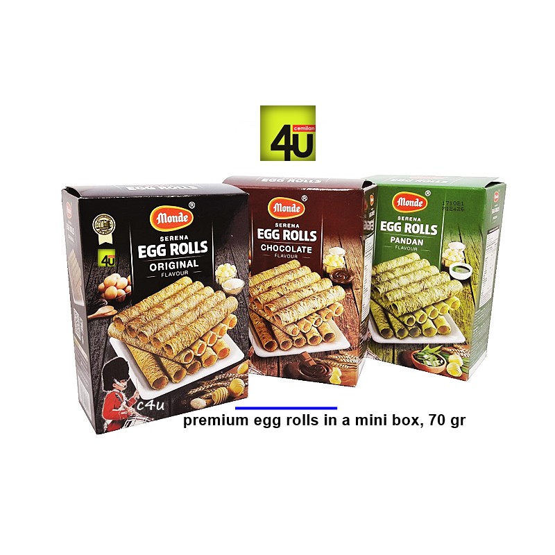 

Monde - Serena Egg Rolls - Kotak MINI 70 gr