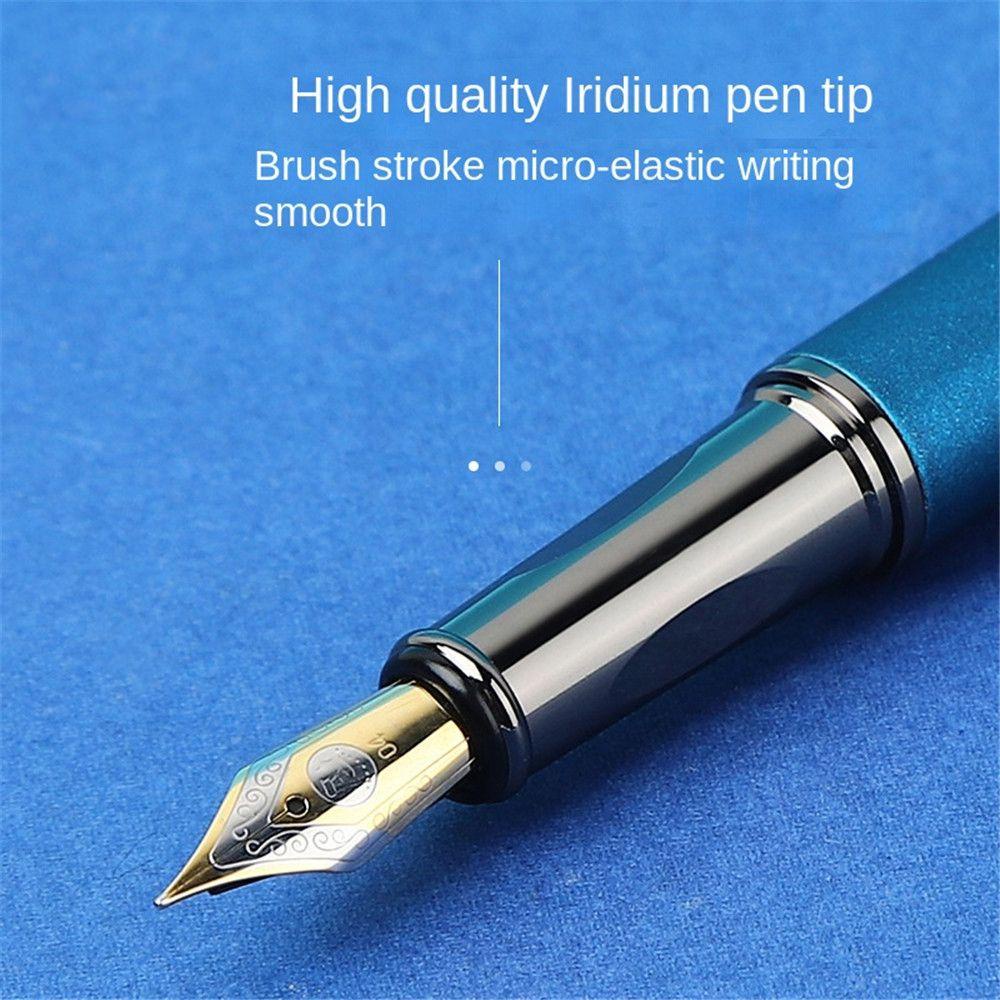 Preva 0.4mm Metal Pen Dewasa Morandi Color Tahan Lama Latihan Kaligrafi