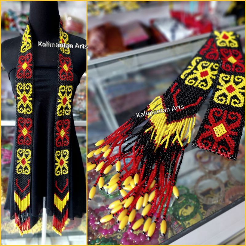 Syal Manik Dayak / Syal Kalimantan-G