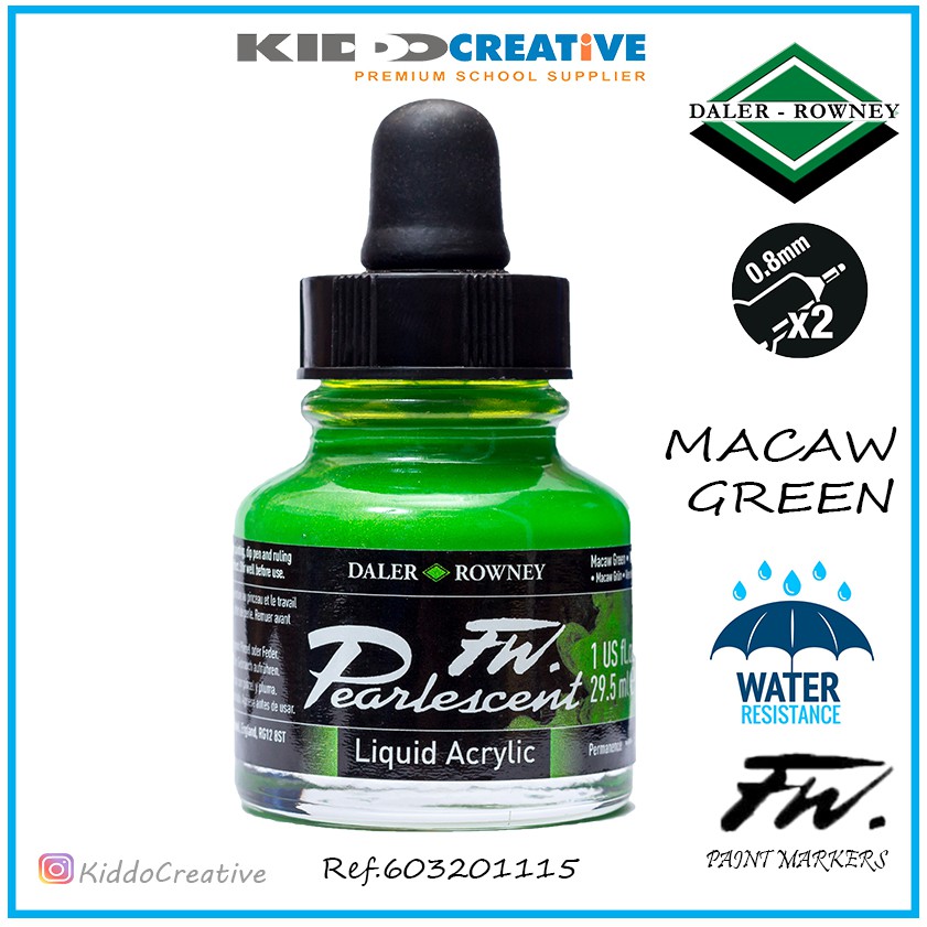 

Fw Pearlescent 29.5ml Macaw Green