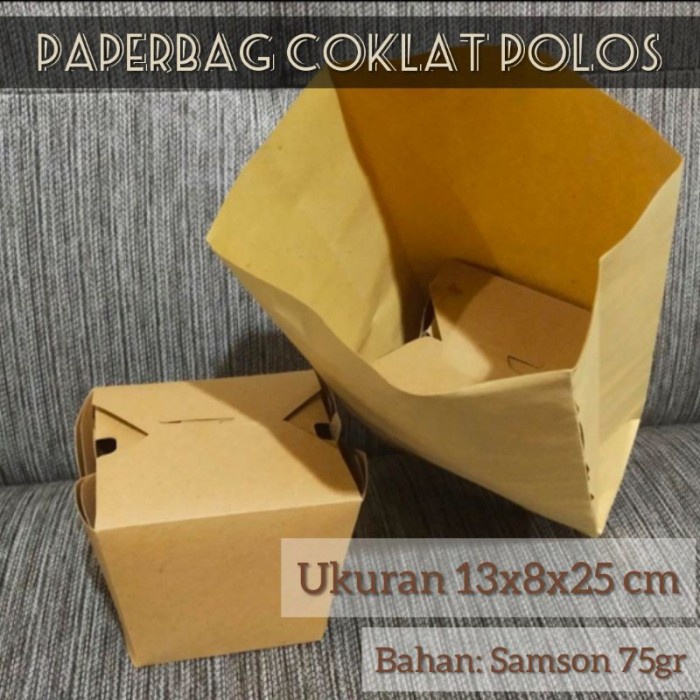 

(TERLARIS) EW864 Paperbag Coklat Samson