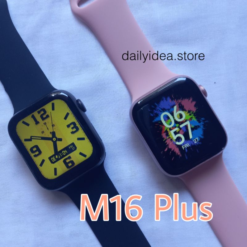 Smartwatch M16 Plus Jam Tangan Fashion Wanita Pria Smart Watch Bluetooth