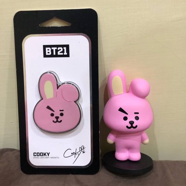 🇰🇷 BT21 OFFICIAL COOKY GRIPTOK JUNGKOOK BTS POPSOCKET 🇰🇷