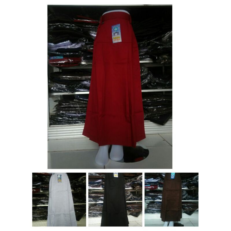 SERAGAM SEKOLAH SD ROK PANJANG MERAH PUTIH HITAM COKLAT - ROK SEKOLAH SD ROK SEKOLAH SD PANJANG