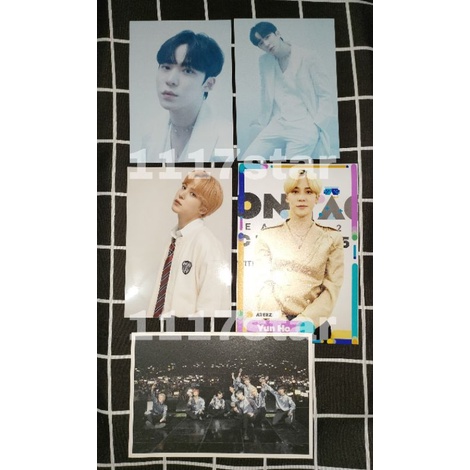 ateez yunho photo set jp atoz into the a to z fever postcard hidden map ar kcon