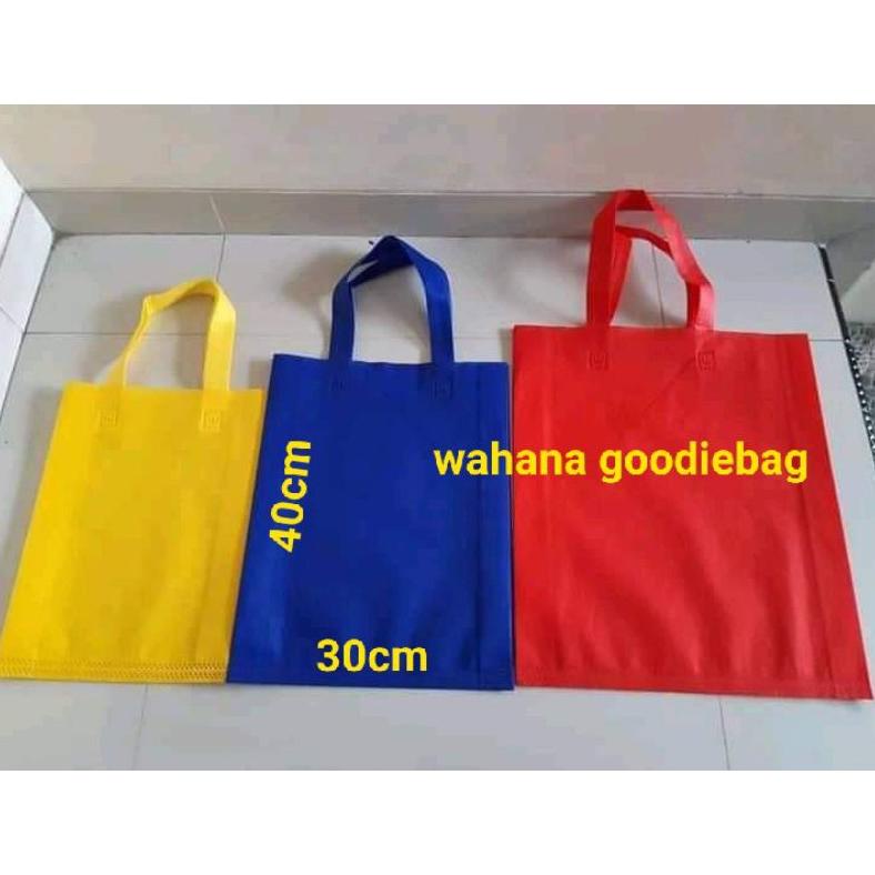 

30X40 Goodiebag/Spunbond Lipat Samping/Tas Kain Press/Tas Tali
