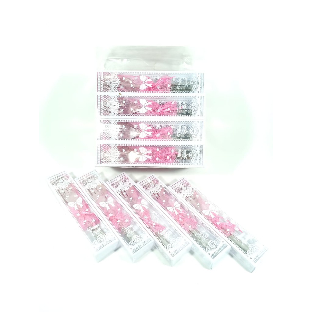 Souvenir Pernikahan Sendok Garpu Makan Melamin Kemasan Mika