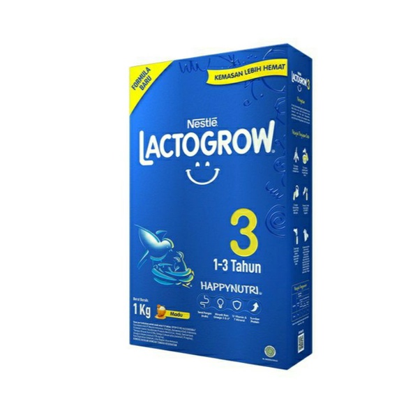 

Lactogrow tahap 3 usia 1-3 tahun rasa Madu 1000 gram