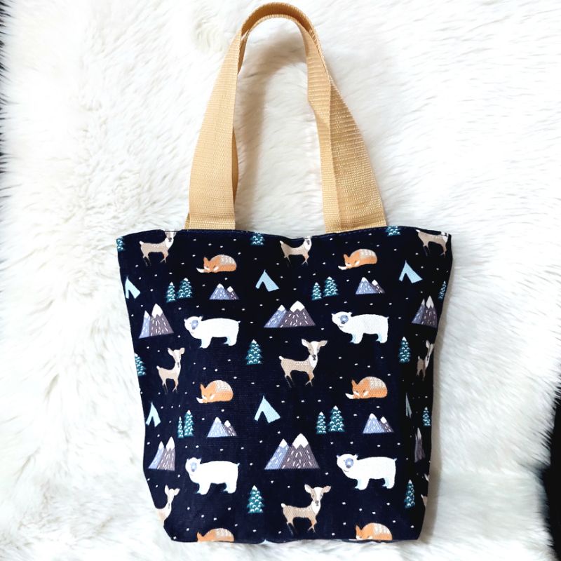 Tas Kanvas Mukena Totebag Dompet Belanja