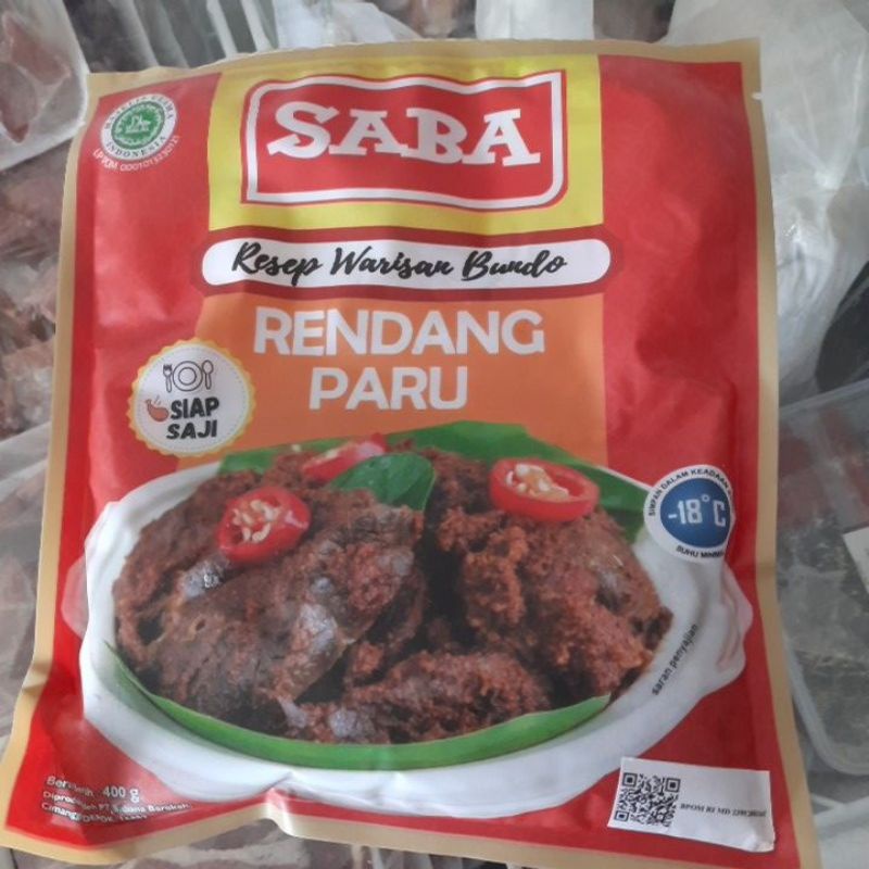 

Rendang Paru 400gr