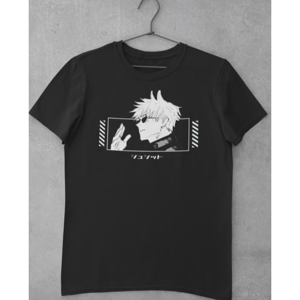 Tshirt Gojo Satoru Megane Anime Manga Jujutsu Kaisen Unisex