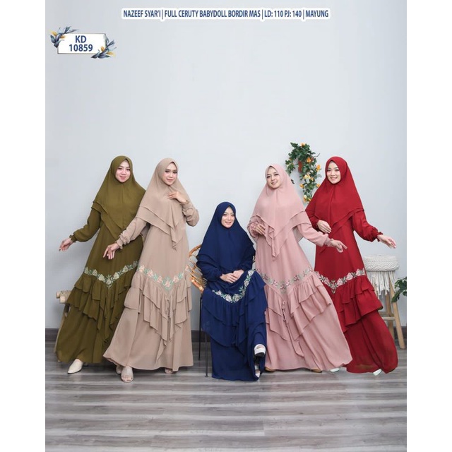 Gamis Ceruti Bordir