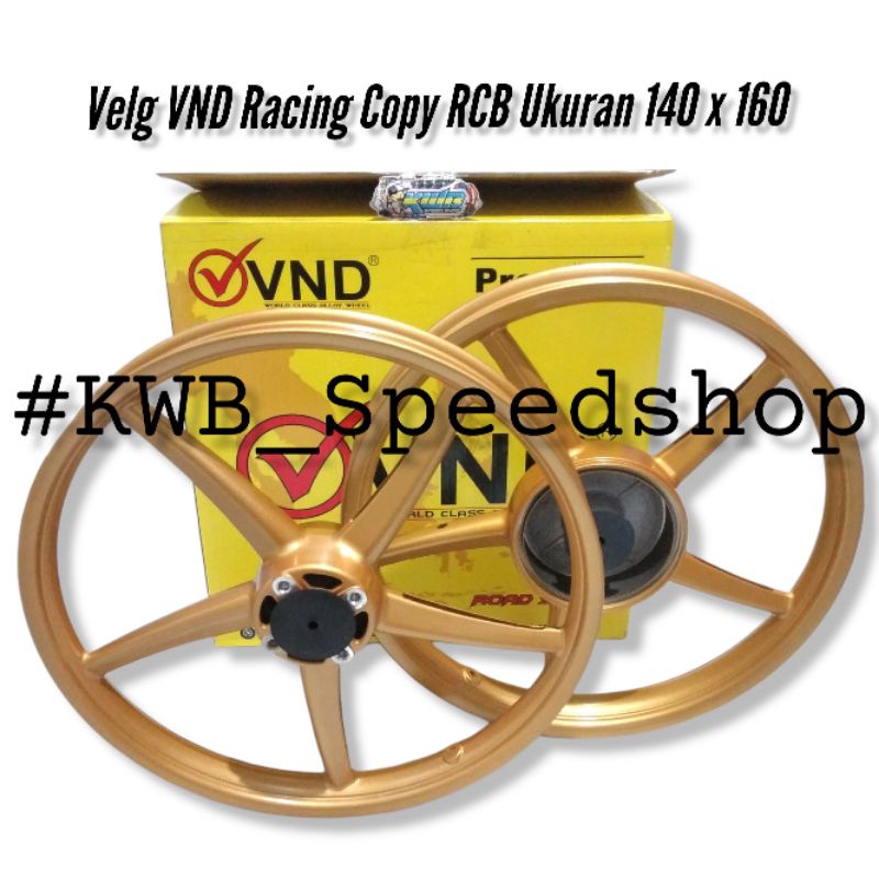 Velg balok jupiter vnd velg balok copy rcb depan VELG VND RACING COPY RCB 140 160 RING 17 GOLD VELG 