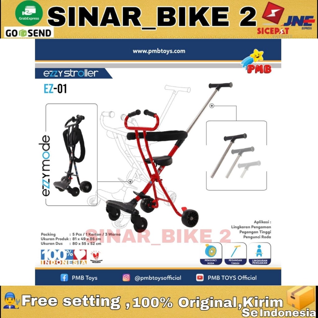 Kursi Dorong Anak Stroller Baby Ezzy Stroller Pmb EZ-01