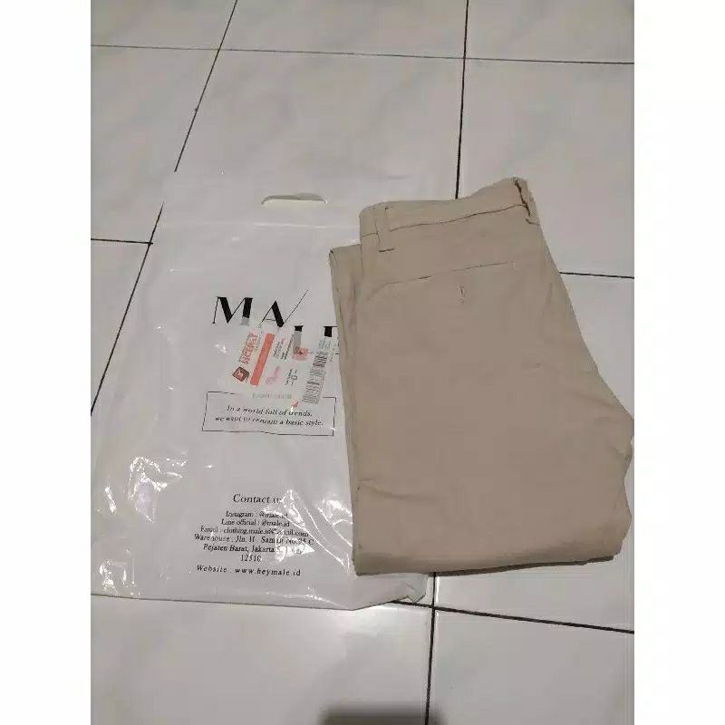 BASIC CHINO PANTS MALE ID