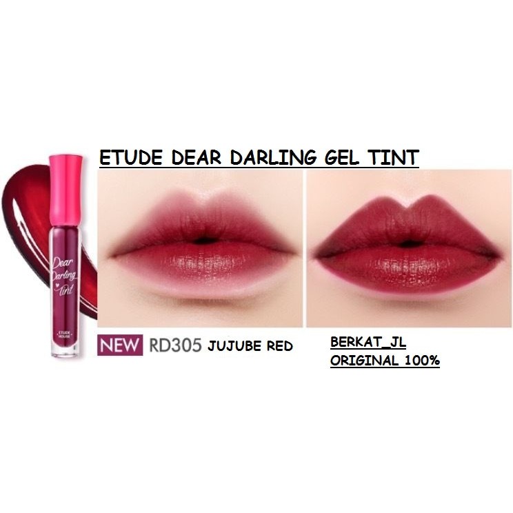 ETUDE DEAR DARLING GEL TINT #RD305 JUJUBE RED