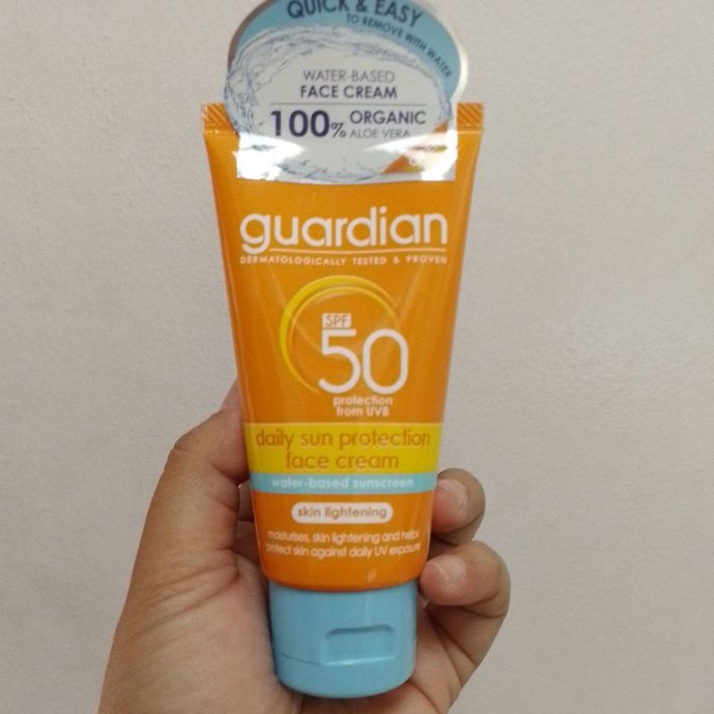 Jual Guardian daily sun protection face cream spf50 50ml Indonesia