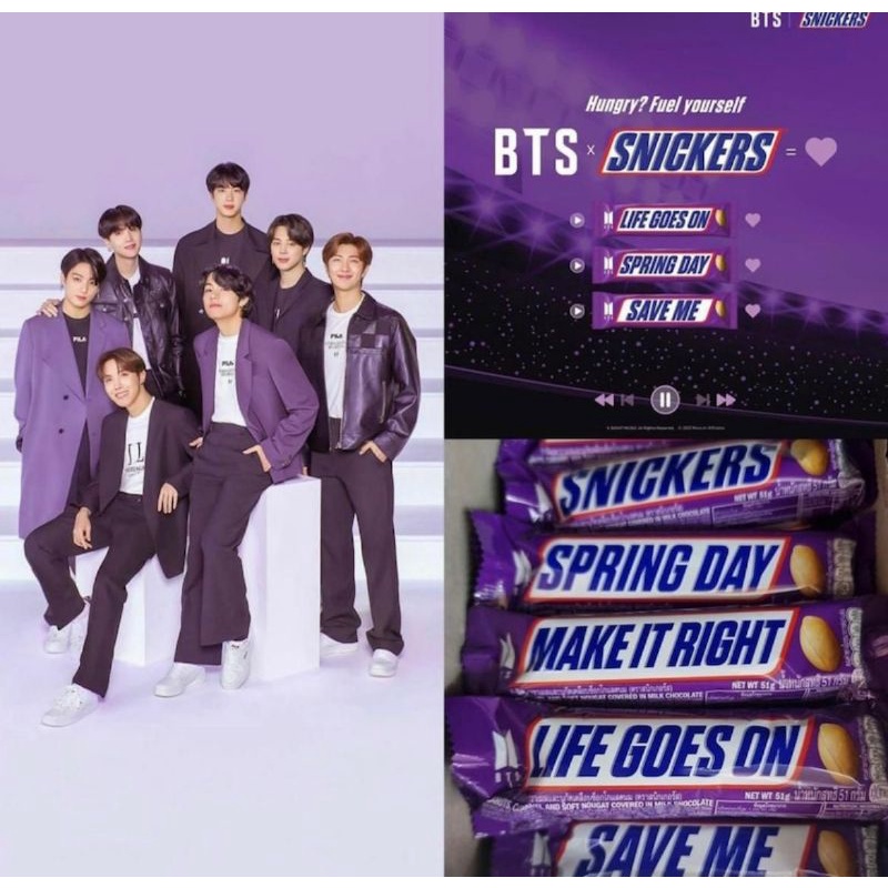 SNICKERS X BTS