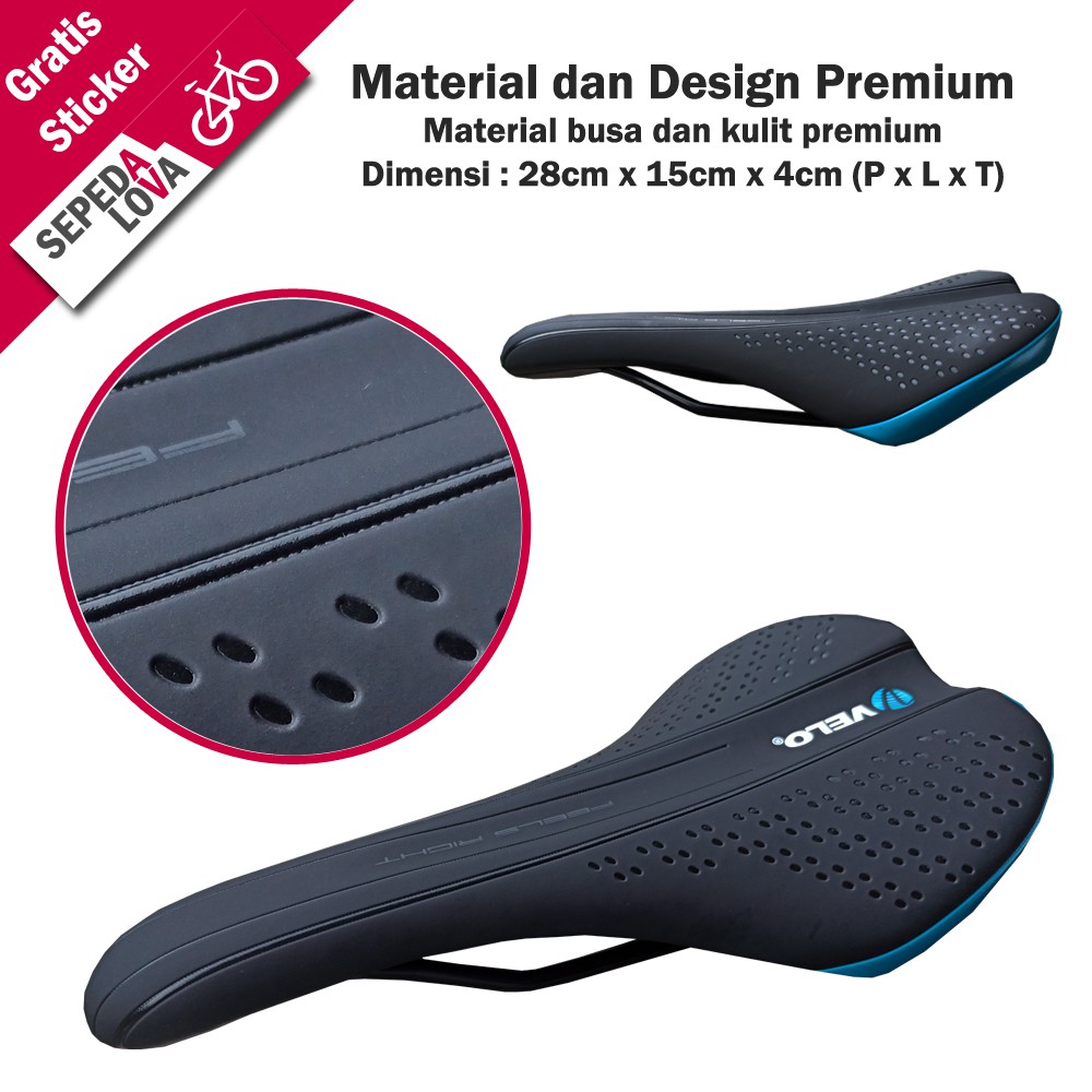 Jok Sadel  Sepeda  Saddle Premium Design Velo VL 1353 