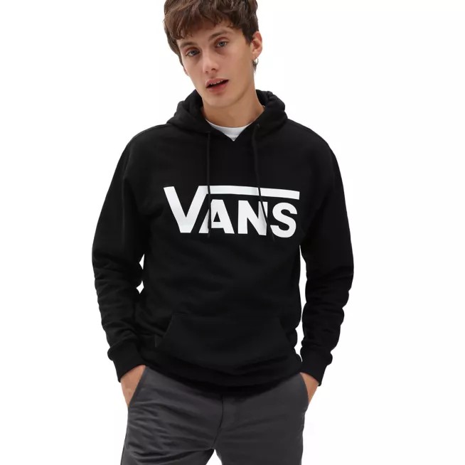 Hoodie Vans AP M BIG LOGO Black White jaket Original