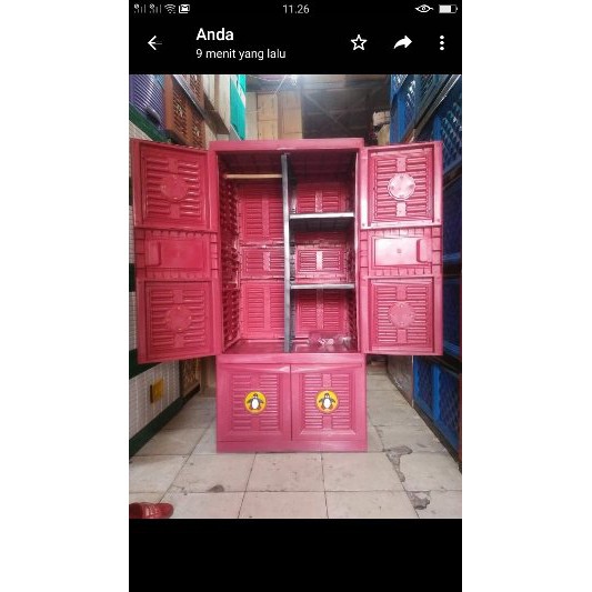 lemari plastik gantung lemari gantung jumbo