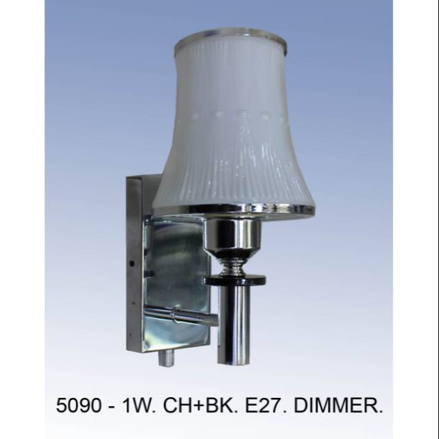 Lampu hias dinding kamar / hotel - 5090 CH+BK